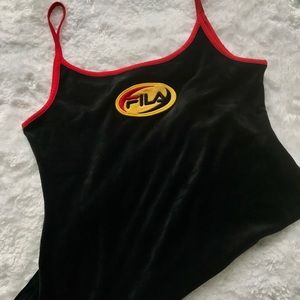FILA Velvet Bodycon Dress